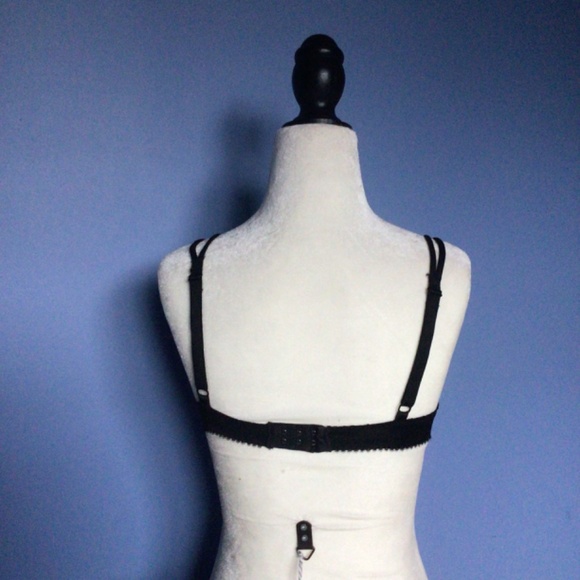 Vintage Pastunette Black Bra 32 C - Picture 6 of 6